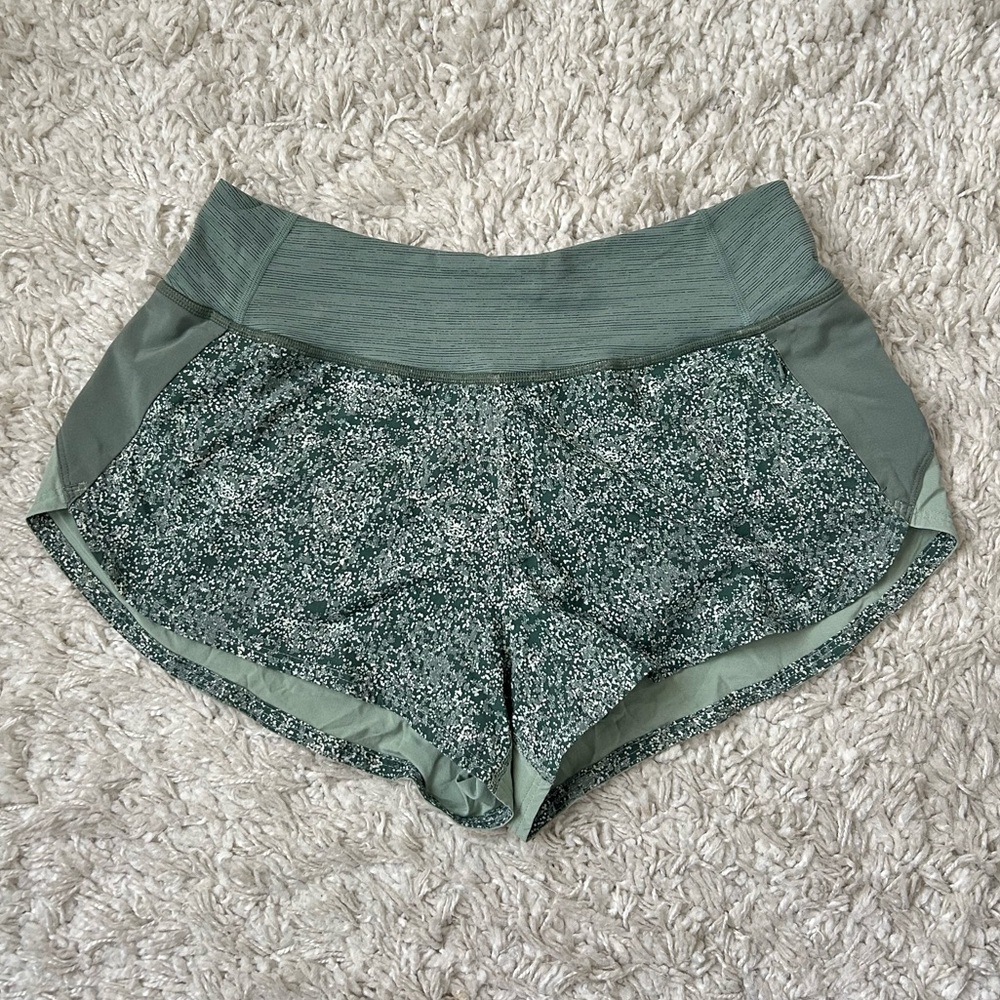 Outdoor Voices Green Athletic Shorts